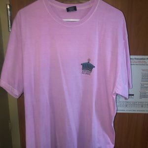 Pink Stussy crown short sleeve